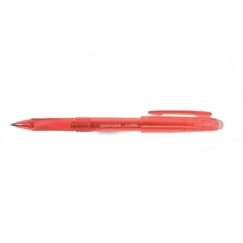 Gelschrijver Quantore erasable 0.7mm rood – afbeelding 2