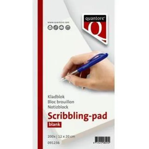Kladblok Quantore 12x20cm 200vel – afbeelding 2
