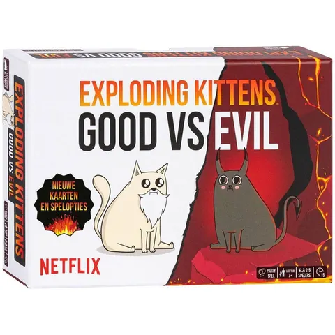 Exploding Kittens A Card Game-Good vs Evil (NL) (Diversen) Nieuw – afbeelding 2
