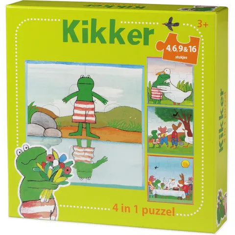 Puzzel De Wereld van Kikker 4 in 1 – afbeelding 2