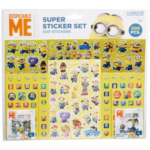Minions +500 delige stickerset – afbeelding 2