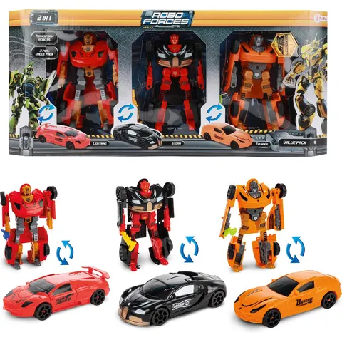 Roboforces Transformeer Auto Robot, 3st. – afbeelding 2