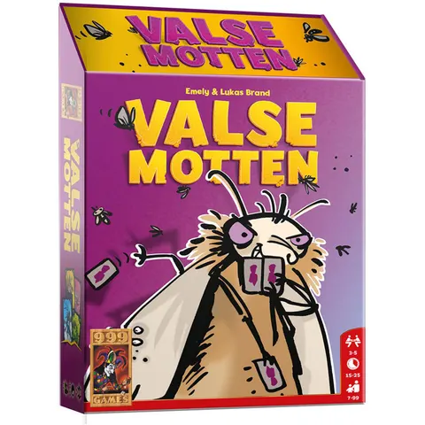 999 Games - Valse Motten - Kaartspel - Familiespel - Actiespel - Een spel waarin je moet valsspelen – afbeelding 2