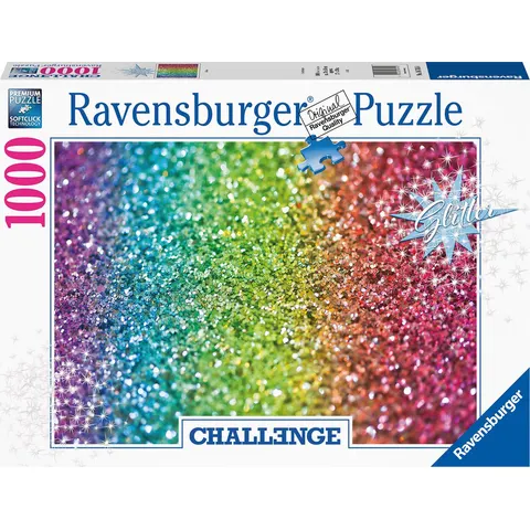 Puzzel Ravensburger Glitter challenge 1000 stukjes – afbeelding 2