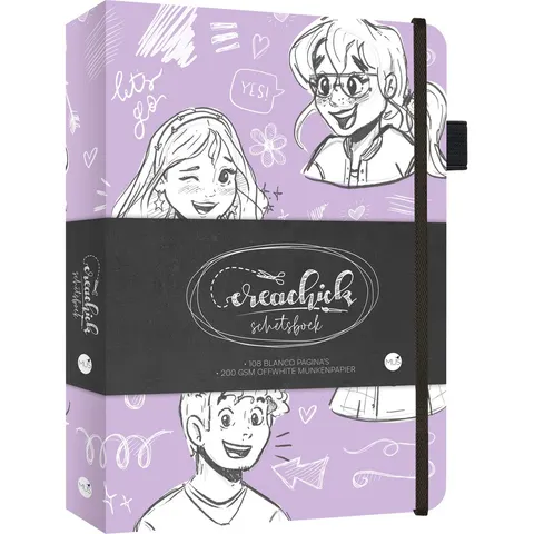 Schetsboek CreaChick Lilac – afbeelding 2