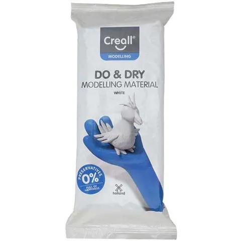 Klei Creall do & dry wit 1000gr – afbeelding 2
