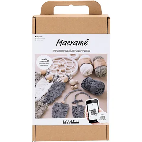 Macramé Creativ Company DIY 16-delig – afbeelding 2