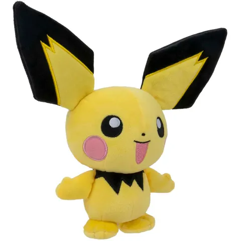 Pokémon Pluche - Pichu 20 cm – afbeelding 2
