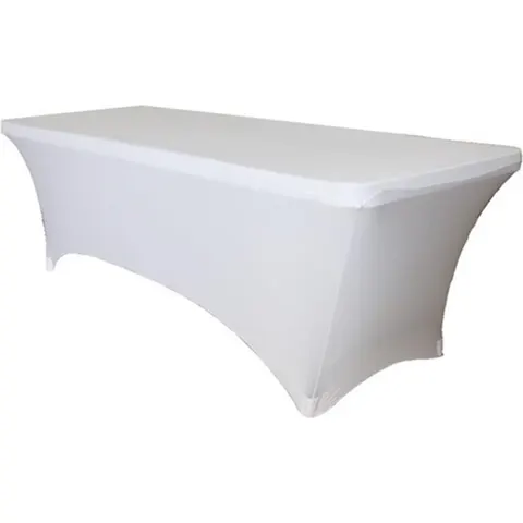 Tafelrok BRASQ 183x76x74cm wit – afbeelding 2