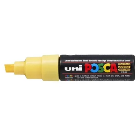 Paintmarker Uni POSCA PC8K breed schuin strogl – afbeelding 2