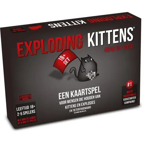 Exploding Kittens A Card Game-NSFW Edition (NL) (Diversen) Nieuw – afbeelding 2