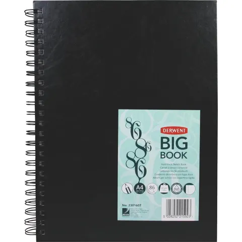Schetsboek Derwent Big Book A4 harde kaft – afbeelding 2