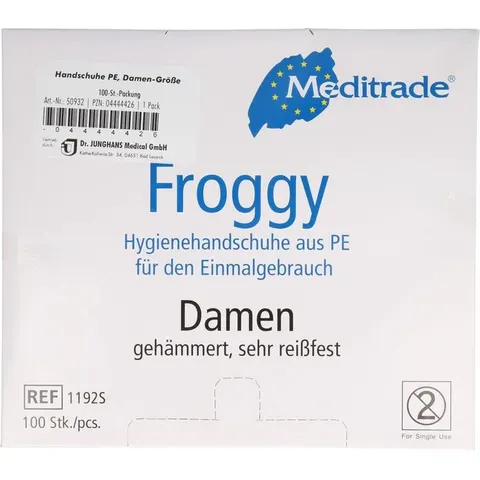 Handschuhe Einmal Polyäth. Damen – Bild 2