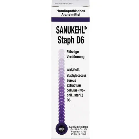 Sanukehl Staph D 6 Tropfen 10 ml – Bild 2
