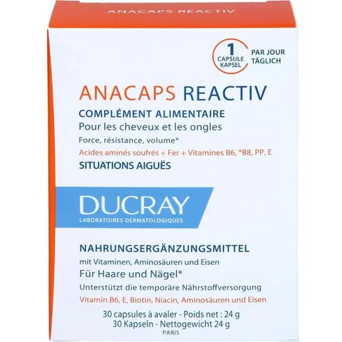 Ducray anacaps Reactiv Kapseln 30 St – Bild 4