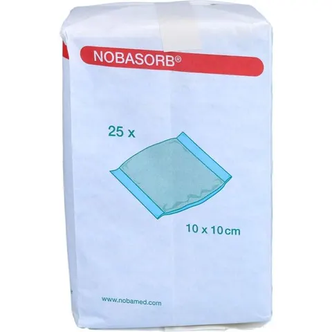 NOBAMED Paul Danz AG NOBASORB Saugkompressen 10x10 cm 25 St. – Bild 2