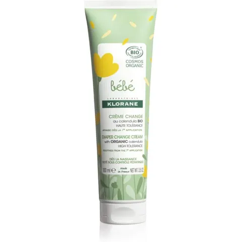 Klorane Bébé Calendula Kalmerende Babycrème na přebalování s BIO měsíčkem 100 ml – afbeelding 2