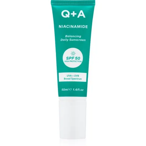 Q+A Face Sunscreen SPF 50 Balancing 50 ml – afbeelding 2