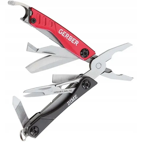 Multitool Gerber Dime czerwony – zdjęcie 2
