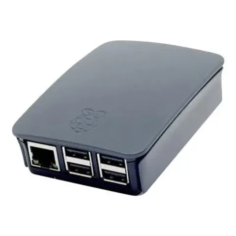 Raspberry Pi Pi - Hülle - ABS-Kunststoff - Schwarz/Grau – Bild 3