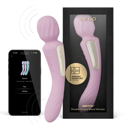 LELO SWITCH Doppelter Wandvibrator Soft Pink – Bild 2