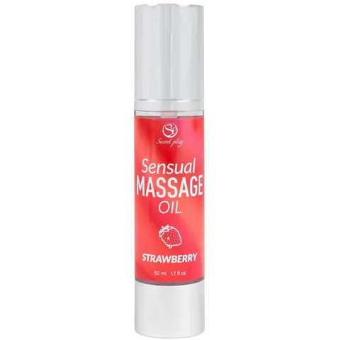 Secret Play Erdbeere-Massageöl 50 ml – Bild 2
