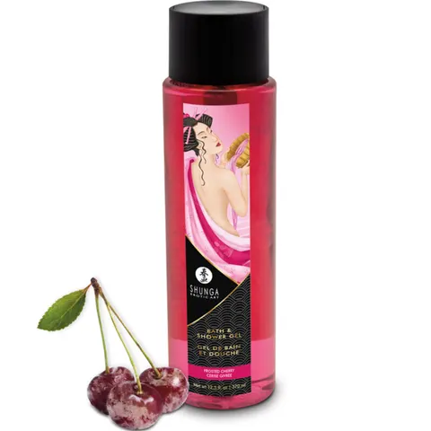 Shunga Bade & Duschgel Frosted Cherry 370 ml – Bild 2