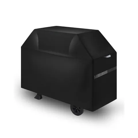 VEVOR Housse barbecue 1229mm, polyester 600D, imperméable, sangles, noir. – image 2