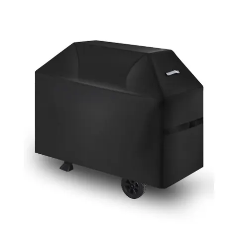 VEVOR Housse barbecue 1320mm, polyester 600D, imperméable, sangles, noir. – image 2
