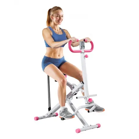 VEVOR Squat Machine, Deep Squat Rowing Machine for Home, Easy Setup & Foldable Exercise Equipment, Glute Trainer Machine with 3 High-Strength Resistance Bands – Bild 3