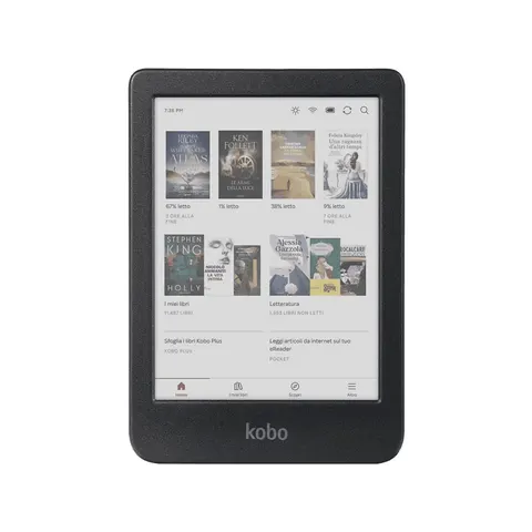 KOBO Clara Colour 16 GB WLAN, Bluetooth, USB-C eBook Reader Schwarz – Bild 2