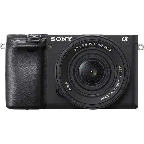 Sony Alpha 6400 + 16-50mm Objektiv Kompaktkamera (24,2 MP, Bluetooth) – Schwarz – Bild 2