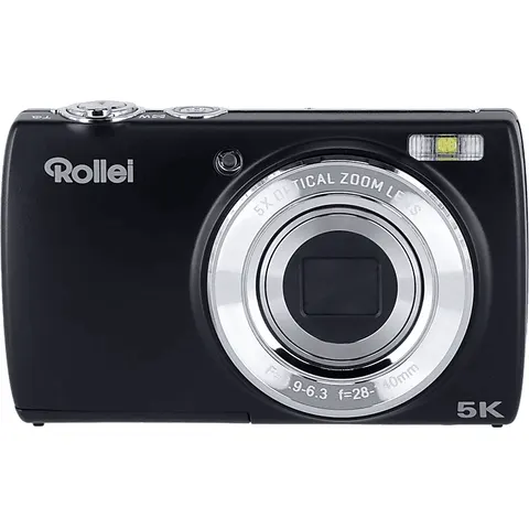 ROLLEI Powerflex Compact Digitalkamera Schwarz, 5x opt. Zoom, LCD (IPS) – Bild 2