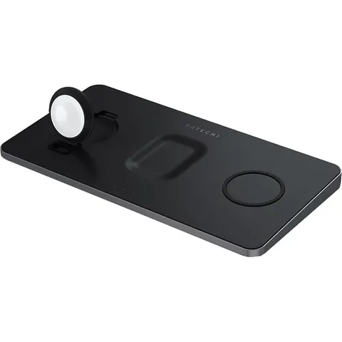 SATECHI ST-X3TWCPM - QI-Ladepad (Dunkelgrau) – Bild 2