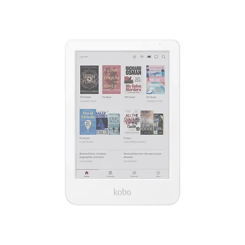 KOBO Clara Colour 16 GB WLAN, Bluetooth, USB-C eBook Reader Weiss – Bild 2