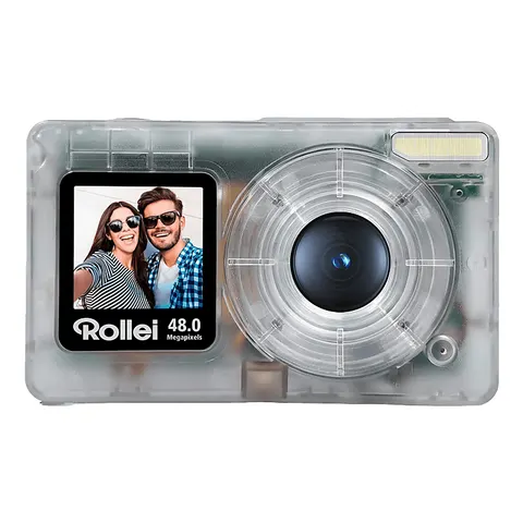 Rollei Compactline Pocket Kompaktkamera, Transparent; Kompakte Digitalkamera – Bild 2