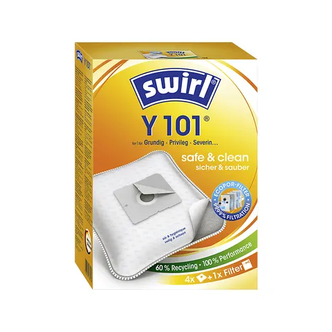 Swirl Staubsaugerbeutel Y 101 EcoPor – weiss – Bild 2