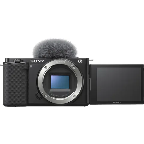 SONY Alpha ZV-E10 APS-C spiegellose Wechselobjektiv-Kamera (Schwenkbarer Bildschirm, 4K Video, Real-Time Augen Autofokus) – Bild 2