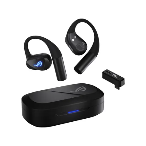 ASUS ROG Cetra Open Wireless Gaming Earbuds – Schwarz – Bild 2