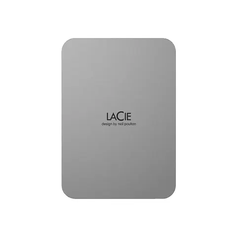 LACIE Mobile Portable HDD 4TB USB silver – Moon Silver – Bild 2