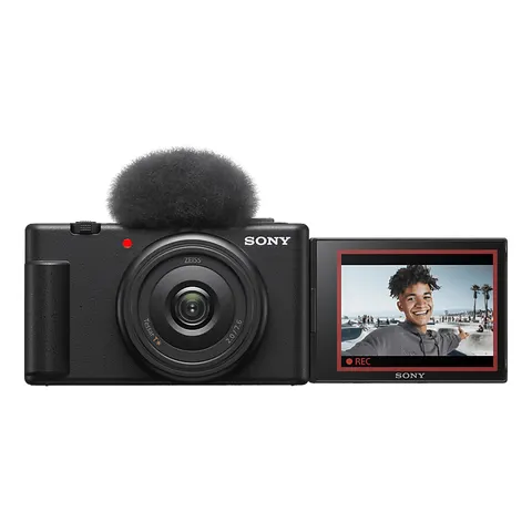 Sony Kompaktkamera ZV-1F für Vlogging, 20.1MP, 1 Zoll Sensor, f2.0, 4K30p, 16B/s, 3 Zoll Touch LCD, Schwarz – Bild 2