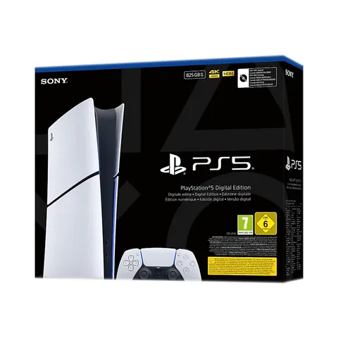 Sony PlayStation 5 Digital-Edition (E-Chassis) – Weiss – Bild 2