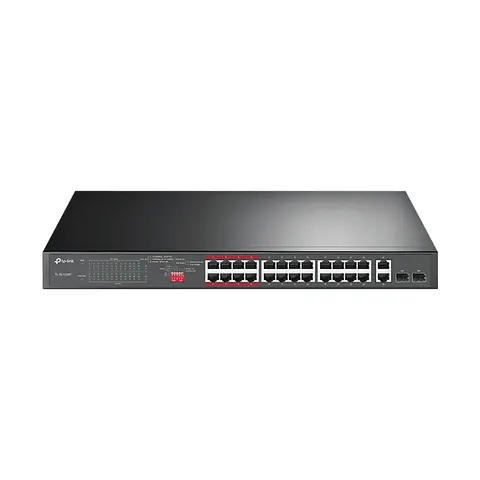 TP-LINK TL-SL1226P - Switch (Schwarz) – Bild 2