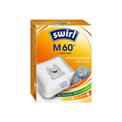 SWIRL M 60 ECOPOR Staubsaugerbeutel – grau – Bild 2