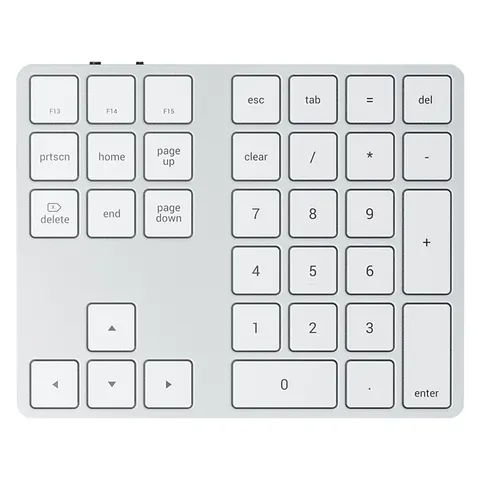 SATECHI Alu Extended Keypad ST-XLABKS - Zahlentastatur (Silber) – Bild 2
