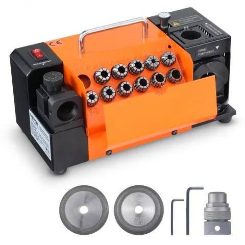 VEVOR MR-13B Drill Bits Sharpener 3-13mm Bits Grinder Sharpener with 11 Collets – Bild 2