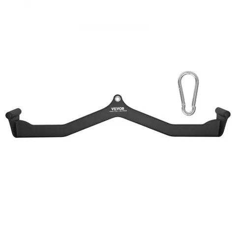VEVOR LAT Pulldown Attachment, Cable Machine Rowing V-bar Attachment, Tricep Pull Down Bar, Back Strength Training Rubber Coated Handle Grip, Bicep Curl Tricep – Bild 2