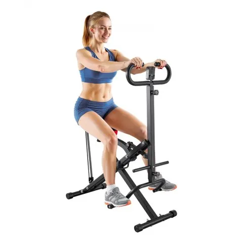 VEVOR Squat Machine, Deep Squat Rowing Machine for Home, Easy Setup & Foldable Exercise Equipment, Glute Trainer Machine with 3 High-Strength Resistance Bands – Bild 2