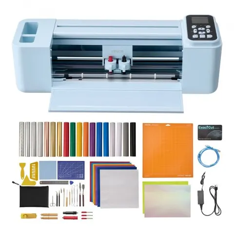 VEVOR Vinylschneidemaschine 30 cm, Schneideplotter/Plottermaschine mit Steuerung (Knopf/Bildschirm), Kompatibel mit Mac/Windows/Android/iOS, Vinylcutter für Bas – Bild 2