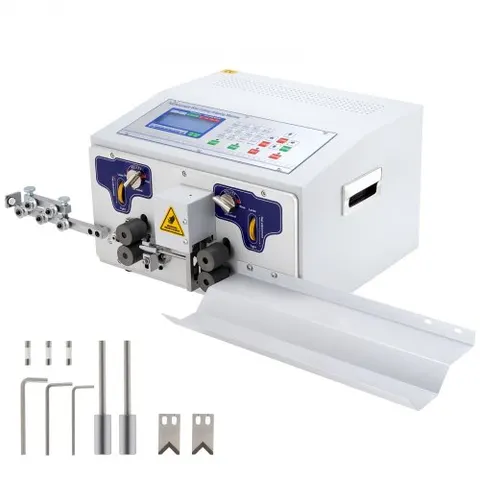 VEVOR Automatic Wire Stripper Machine 300W, Computerized Wire Stripping and Peeling Machine, Wire Stripping Tool with Straightener and Collection Plate for 0.1 – Bild 2